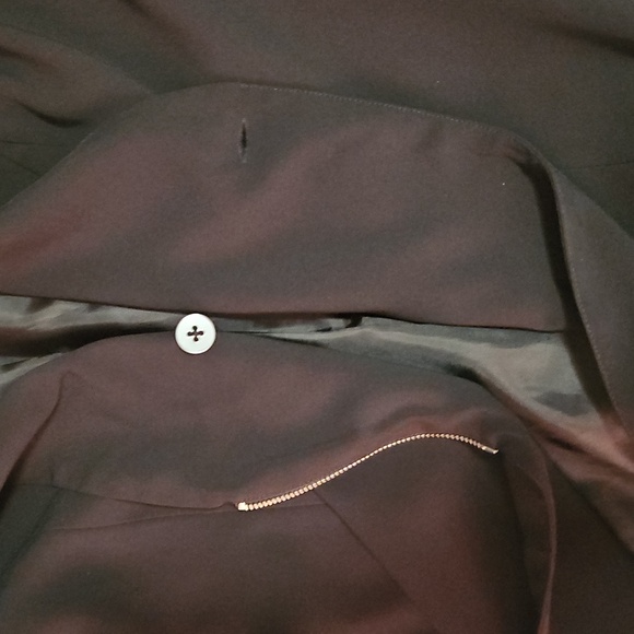 Black Zippered Blazer SIZE 10 - Picture 8 of 10